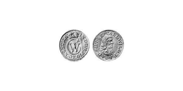 1/2 Ducat Principality of Anhalt-Zerbst (1544 - 1796) Gold Karl, Prince of Anhalt-Zerbst (1652 – 1718)