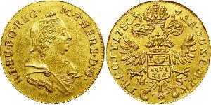 1/2 Ducat Principality of Transylvania (1571-1711) / Heiliges Römisches Reich (962-1806) Gold Maria Theresa of Austria (1717 - 1780)