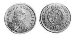1/2 Ducat Electorate of Bavaria (1623 - 1806) Oro Fernando María, Elector de Baviera(1636 – 1679)