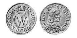 1/2 Ducat Principality of Anhalt-Zerbst (1544 - 1796) 金 Karl, Prince of Anhalt-Zerbst (1652 – 1718)