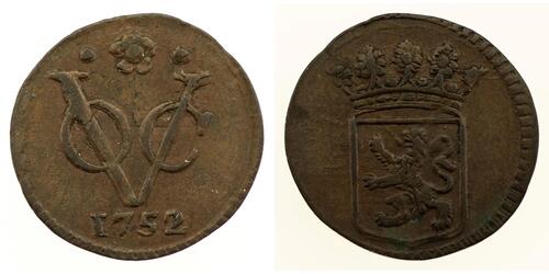 1/2 Duit Dutch Republic (1581 - 1795) Copper 