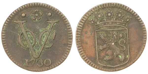 1/2 Duit Dutch Republic (1581 - 1795) Copper 