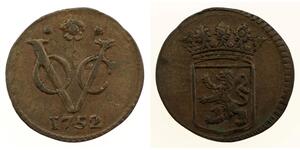 1/2 Duit Provinces-Unies (1581 - 1795) Cuivre 