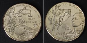 1/2 Dólar Estados Unidos de América (1776 - ) Cobre 