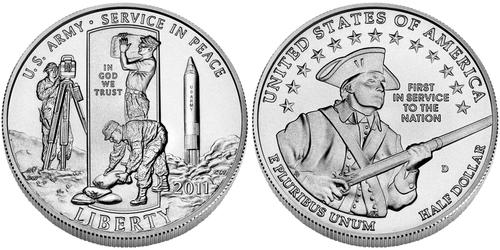 1/2 Dólar Estados Unidos de América (1776 - ) Níquel/Cobre 