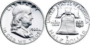 1/2 Dólar Estados Unidos de América (1776 - ) Plata Franklin D. Roosevelt (1882-1945)