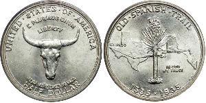 1/2 Dólar Estados Unidos de América (1776 - ) Plata 