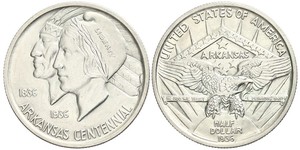 1/2 Dólar Estados Unidos de América (1776 - ) Plata 