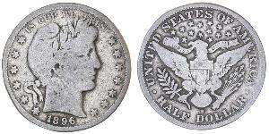 1/2 Dólar Estados Unidos de América (1776 - ) Plata 