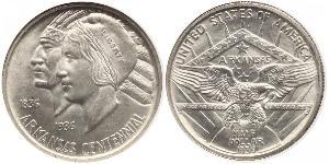 1/2 Dólar Estados Unidos de América (1776 - ) Plata 