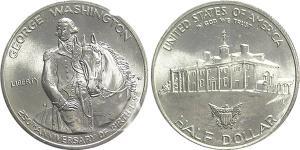 1/2 Dólar Estados Unidos de América (1776 - ) Plata George Washington