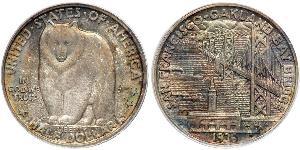 1/2 Dólar Estados Unidos de América (1776 - ) Plata 