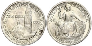 1/2 Dólar Estados Unidos de América (1776 - ) Plata 