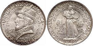 1/2 Dólar Estados Unidos de América (1776 - ) Plata 