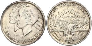 1/2 Dólar Estados Unidos de América (1776 - ) Plata 