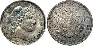 1/2 Dólar Estados Unidos de América (1776 - ) Plata 