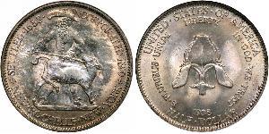 1/2 Dólar Estados Unidos de América (1776 - ) Plata 