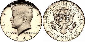 1/2 Dólar Estados Unidos de América (1776 - ) Plata John Fitzgerald Kennedy (1917-1963)