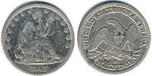 1/2 Dólar Estados Unidos de América (1776 - ) Plata 