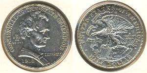 1/2 Dólar Estados Unidos de América (1776 - ) Plata 