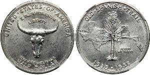 1/2 Dólar Estados Unidos de América (1776 - ) Plata 