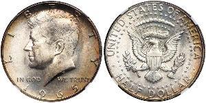 1/2 Dólar Estados Unidos de América (1776 - ) Plata John Fitzgerald Kennedy (1917-1963)