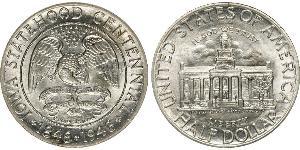 1/2 Dólar Estados Unidos de América (1776 - ) Plata 