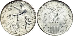 1/2 Dólar Estados Unidos de América (1776 - ) Plata 