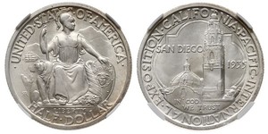 1/2 Dólar Estados Unidos de América (1776 - ) Plata 