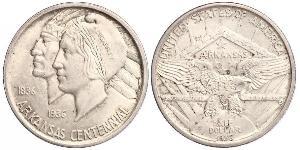 1/2 Dólar Estados Unidos de América (1776 - ) Plata 