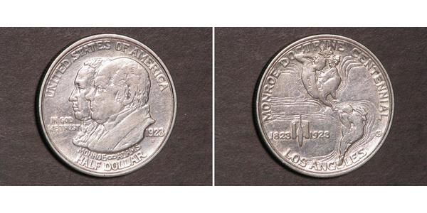 1/2 Dólar Estados Unidos de América (1776 - ) Plata 