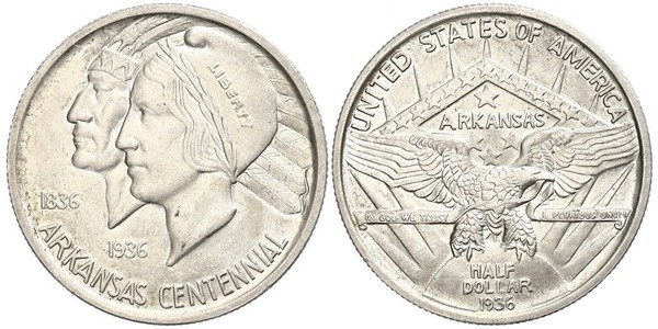 1/2 Dólar Estados Unidos de América (1776 - ) Plata 