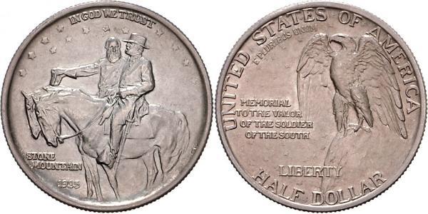 1/2 Dólar Estados Unidos de América (1776 - ) Plata 