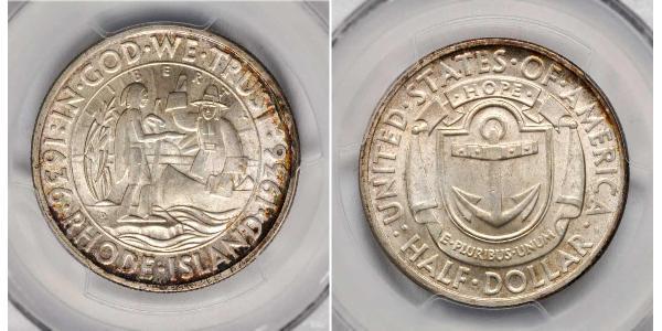 1/2 Dólar Estados Unidos de América (1776 - ) Plata 
