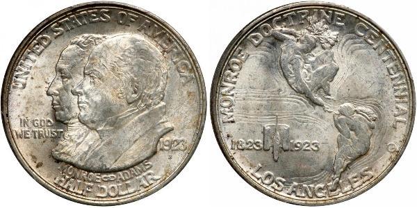 1/2 Dólar Estados Unidos de América (1776 - ) Plata 