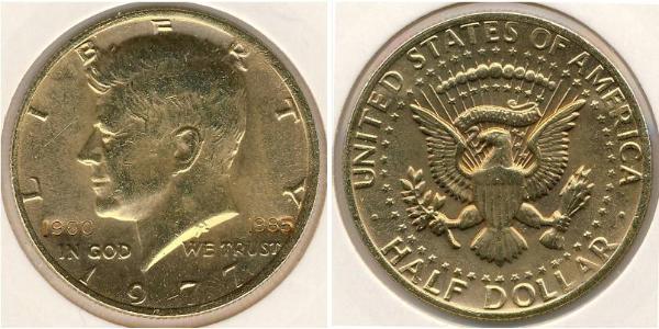 1/2 Dólar Estados Unidos de América (1776 - ) Plata John Fitzgerald Kennedy (1917-1963)