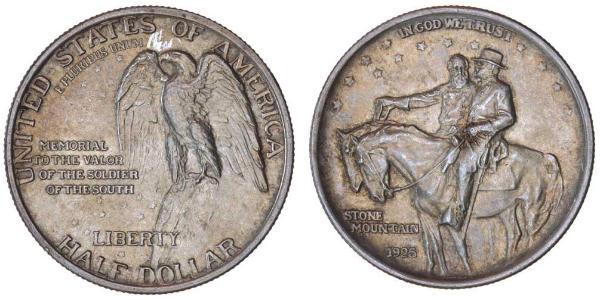 1/2 Dólar Estados Unidos de América (1776 - ) Plata 