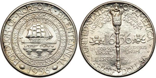 1/2 Dólar Estados Unidos de América (1776 - )  