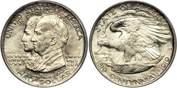 1/2 Dólar Estados Unidos de América (1776 - )  