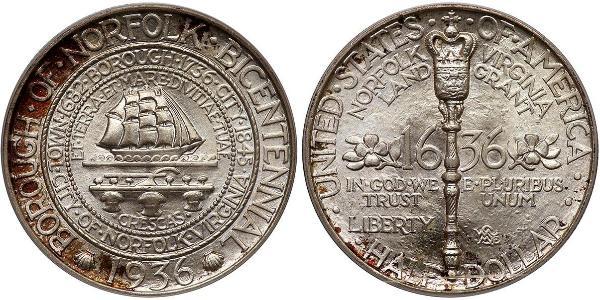 1/2 Dólar Estados Unidos de América (1776 - )  