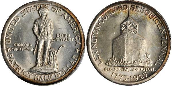 1/2 Dólar Estados Unidos de América (1776 - )  