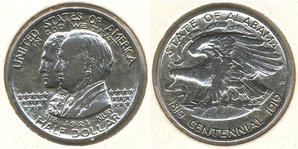 1/2 Dólar Estados Unidos de América (1776 - )  