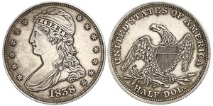 1/2 Dólar / 50 Cent Estados Unidos de América (1776 - ) Plata 