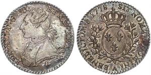 1/2 Ecu Kingdom of France (843-1791) Argent Louis XVI de France (1754 - 1793)