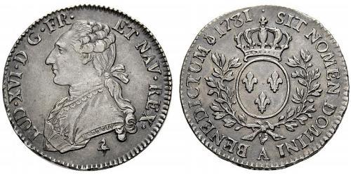 1/2 Ecu Kingdom of France (843-1791) Argent Louis XVI de France (1754 - 1793)