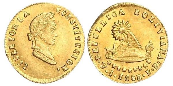 1/2 Escudo Bolivia Gold 