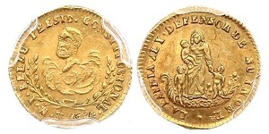 1/2 Escudo Bolivien Gold 