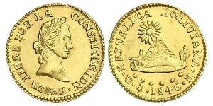 1/2 Escudo Bolivien Gold 