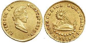 1/2 Escudo Bolivien Gold 