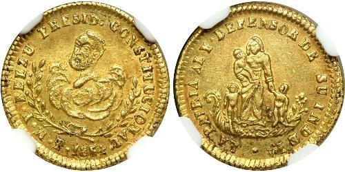1/2 Escudo Bolivien Gold 